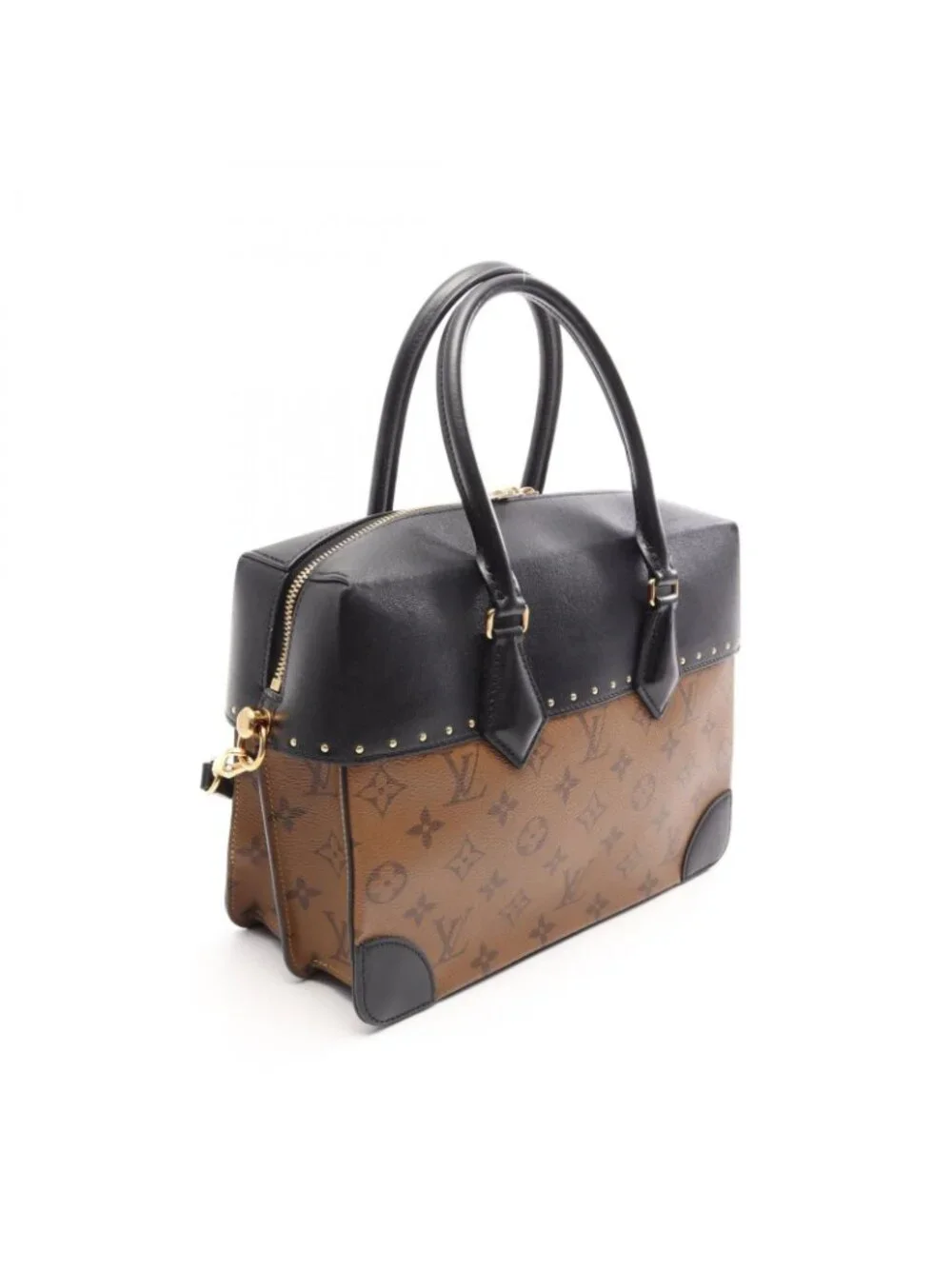 Louis Vuitton City 2-Way Canvas Leather Handbag